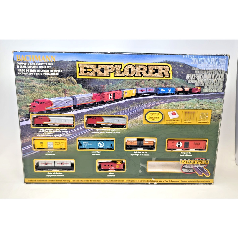 Bachmann N Scale EXPLORER 24008 Starter Diesel Train Set TRAINS ONLY fast ship